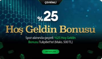 tulipbet hoşgeldin bonusu