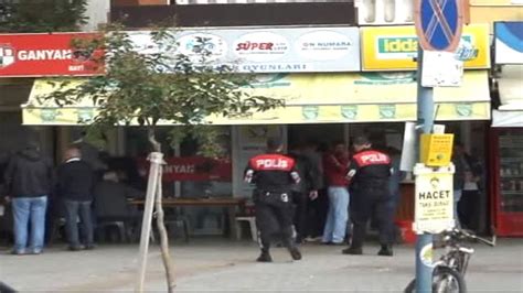 alanya ilçesinde polis iddia ve bahis bayilerine yönelik operasyon düzenledi