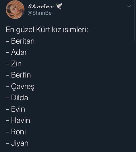 kürt kız isimleri