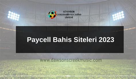 paycell bahis siteleri